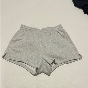 Abercrombie & Fitch Light Gray Sweat Shorts